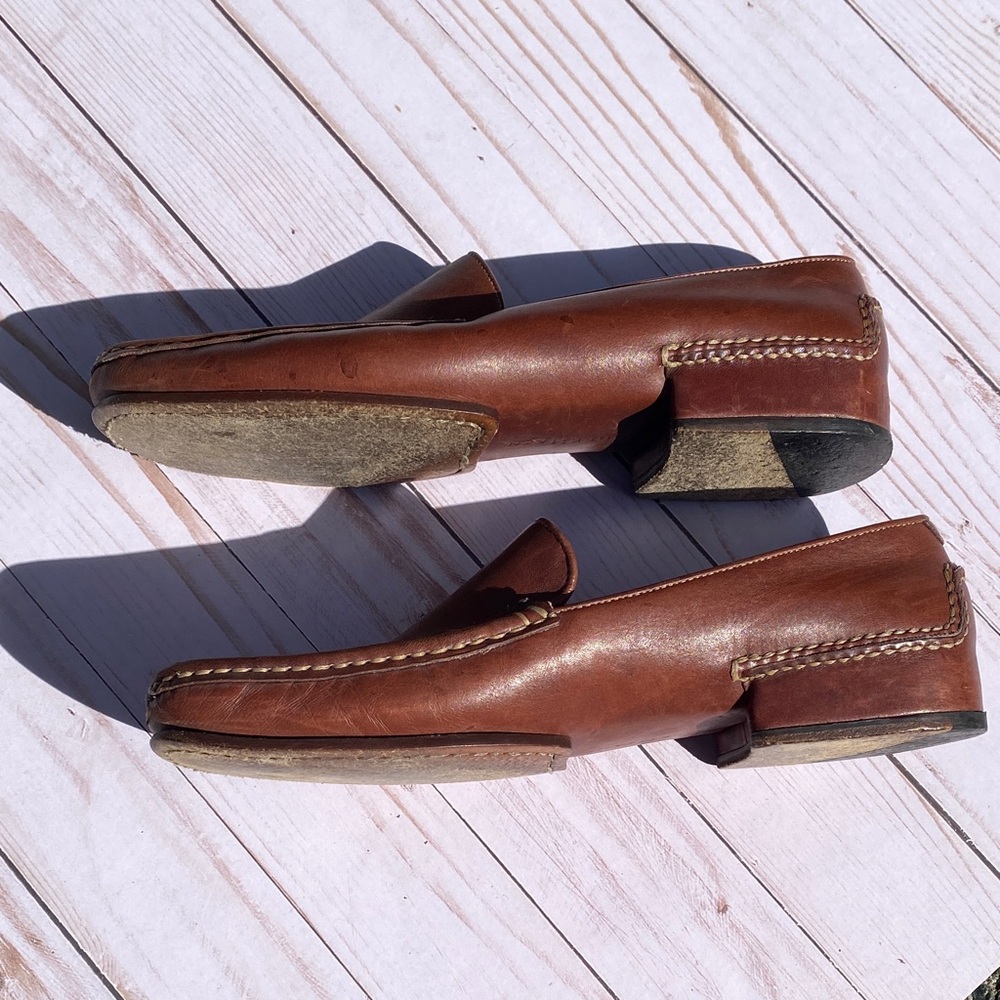 Cole Haan Country Vintage 90s Leather Loafers - Picture 5 of 7